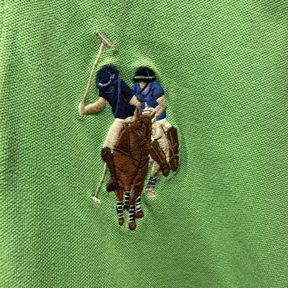 U.S. Polo Assn. Vibrant‎ Green Polo Shirt - Picture 2 of 5